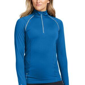 OGIO Endurance Ladies Nexus 1/4-Zip Pullover Blue Size Medium